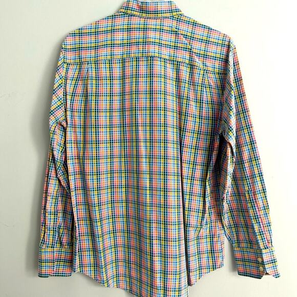 William W Men's Multicolor Checkered Button Up Shirt Size M - Picture 5 of 7